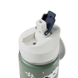 Botella Termo Mapache con Recipiente para Snacks