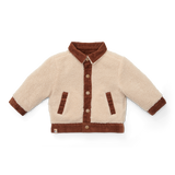 Chaqueta reversible Marrón / Arena