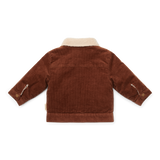 Chaqueta reversible Marrón / Arena