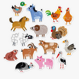 Puzzles Animales Granja
