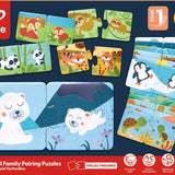 Puzzle de Emparejar Familias de Animales