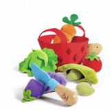 Cesta de Verduras de Tela