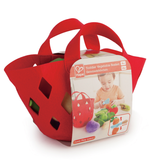 Cesta de Verduras de Tela