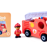 Camión de Bomberos con Sonido y Libro