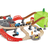 Juego de Bloques de Construcción de Ferrocarril