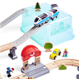 Juego de Bloques de Construcción Tren de Ciudad