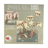 Puzzle Magnético Familia de Conejitos