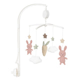 Móvil Musical Rosa Bunny