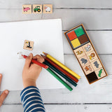 Tampones de madera Animales Salvajes