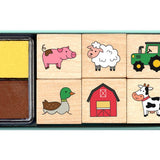 Tampones de madera Animales Salvajes