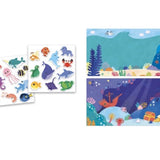 Set Creativo de Pegatinas Gruesas Reposicionables - El Mar - 18 meses