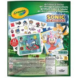 Libro Colorear y Pegatinas Sonic