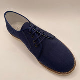 Blucher Ceremonia Lino azul