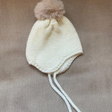 Gorro Blanco pompón