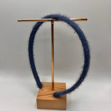 Diadema Wool Azul Fina