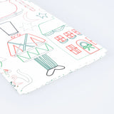 Mantel navideño para colorear