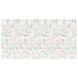 Mantel navideño para colorear