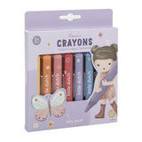 Crayones de cera rosa