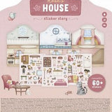 Libro de Pegatinas Reutilizables Crea tu Historia “Casa de Rosa”