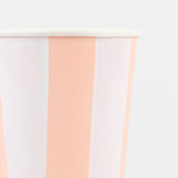 Vasos de Rayas Color Pastel