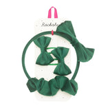 Set de pelo School Verde