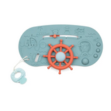 Señal de baño barco pirata