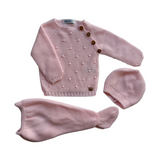 Conjunto 3 piezas bodoque rosa