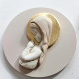 Virgen Niña Extra Rosa y Pan de Oro