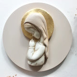 Virgen Niña Extra Rosa y Pan de Oro