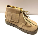 Bota Flecos Serraje Beige