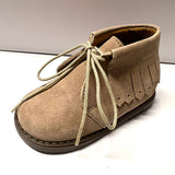 Bota Flecos Serraje Beige