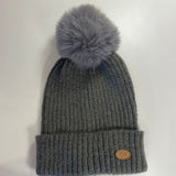 Gorro canalé gris