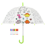 Paraguas Dinosaurios - Para Colorear