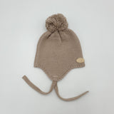 Gorro Pompón Beige Arena