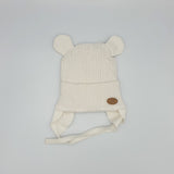 Gorro Orejitas Blanco Crudo