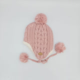 Gorro orejeras Rosa Rmpolvado