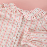Camisa Niña Micropana Rayas Corazón
