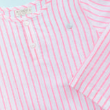 Camisa Niño Raya Rosa flúor