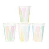 Vasos de papel - Colores pastel