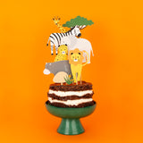 Topper tarta - Mini safari