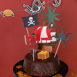 Topper tarta - Piratas