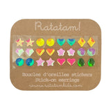 Set 12 Pares de Pendientes - Pegatinas