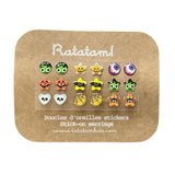 Set 9 Pares de Pendientes Halloween - Pegatinas