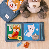 Libro Sensorial con Mochila - Mascotas