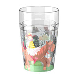 Vaso con destellos Princesa y Caballo