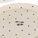 Cherry Tea Party - Blue Dot