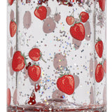 Botella Glitter Fresas