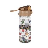 Botella Glitter Corazones