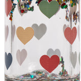 Botella Glitter Corazones