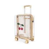 Maleta Transparente Cherry